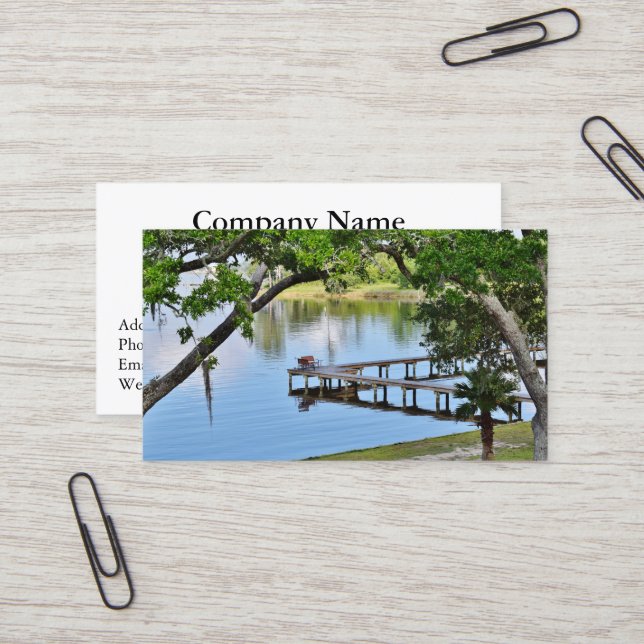 Lakeside Business Cards (Front/Back In Situ)