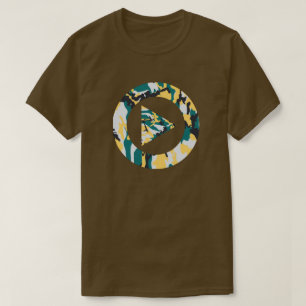 Lakeside Camo Pattern Press Play T-Shirt