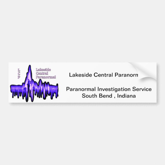 Lakeside Central Paranormal Bumper Sticker (Front)