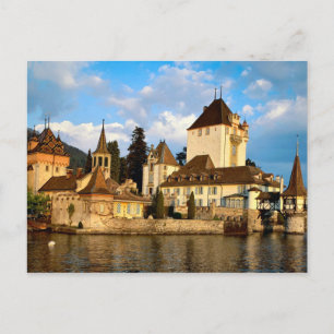 Lakeside Chateau Postcard