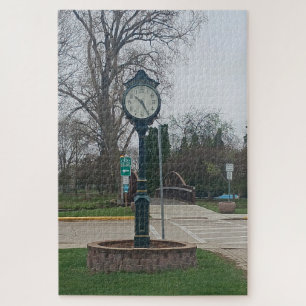 Lakeside Clock Jigsaw Puzzle