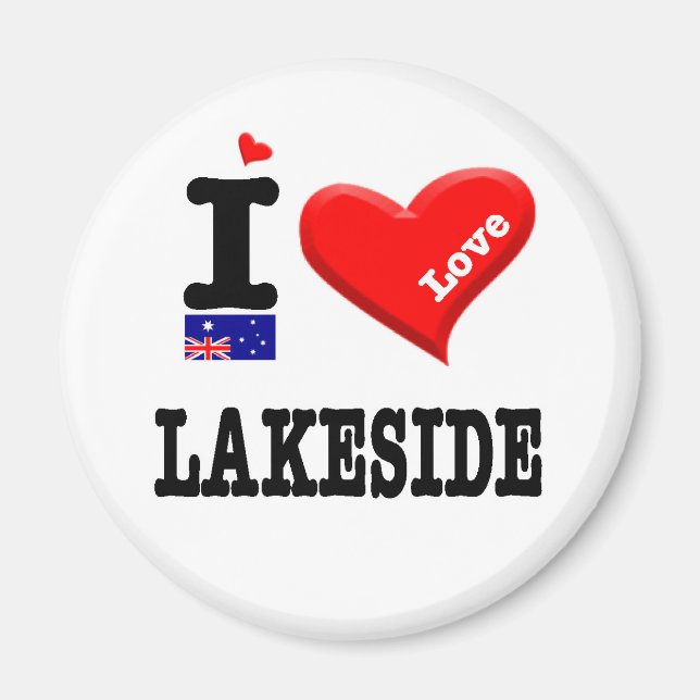 LAKESIDE - I Love Magnet (Front)