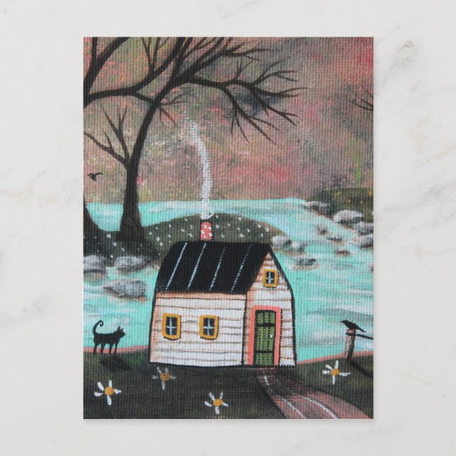 Lakeside Isle Seascape Postcard (Front)