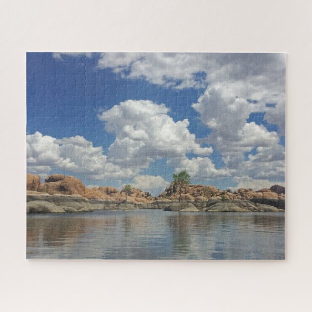 Lakeside Landscape Watson Lake Prescott Arizona Jigsaw Puzzle (Horizontal)