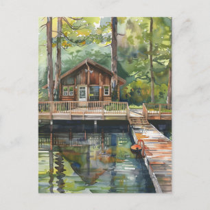 Lakeside Retreat Postcard