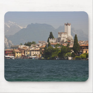 Lakeside town, Malcesine, Verona Province, Italy Mouse Mat