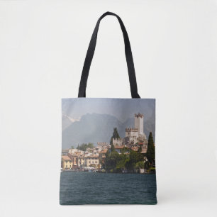 Lakeside town, Malcesine, Verona Province, Italy Tote Bag
