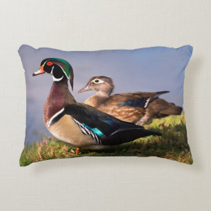 Lakeside, Wood Duck Decorative Cushion