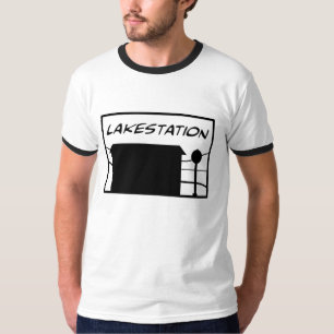 Lakestation - logo ringer tee