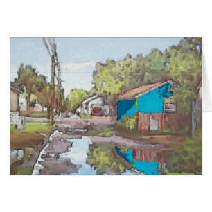 Lakeview Alley in Blue