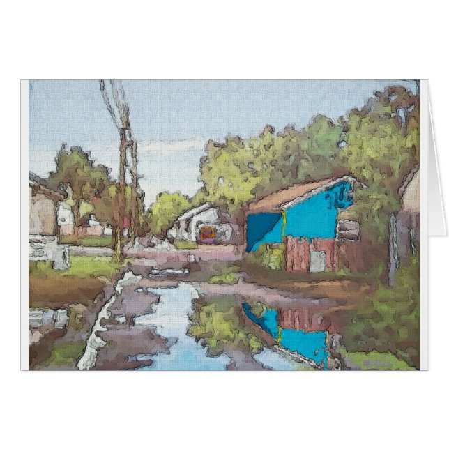 Lakeview Alley in Blue (Front Horizontal)