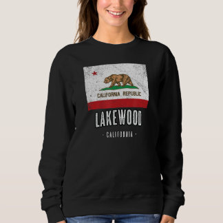Lakewood - California Cali City Souvenir - Ca Flag Sweatshirt