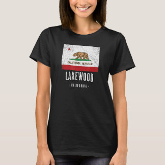 Lakewood - California Cali City Souvenir - Ca Flag T-Shirt