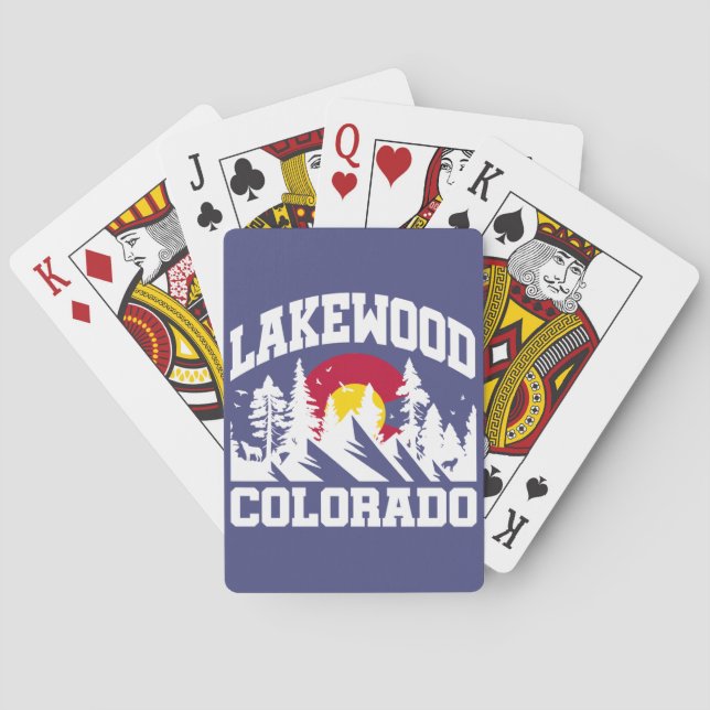 Lakewood,Colorado Playing Cards (Back)