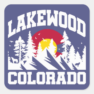 Lakewood,Colorado Square Sticker