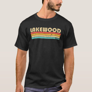 LAKEWOOD OH OHIO Funny City Home Roots Retro 70S 8 T-Shirt