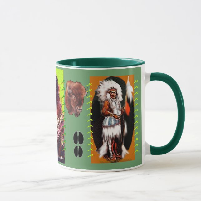 Lakhotah MIMEYA-Old Lakhotah Life CUP. Mug (Right)