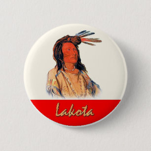 Lakota 6 Cm Round Badge
