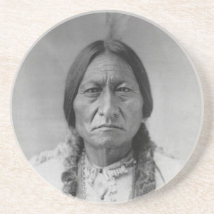 Lakota American Indian Chief Sitting Bull Coaster