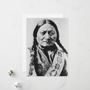 Lakota Chief Surrender: Sitting Bull Fort Buford Holiday Card