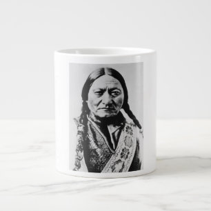 Lakota Chief Surrender: Sitting Bull Fort Buford Large Coffee Mug
