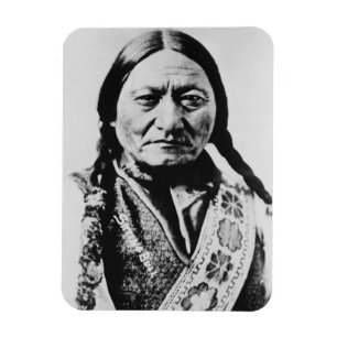Lakota Chief Surrender: Sitting Bull Fort Buford Magnet