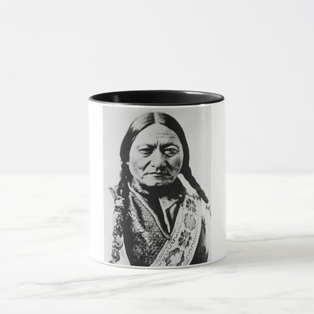 Lakota Chief Surrender: Sitting Bull Fort Buford Mug (Center)