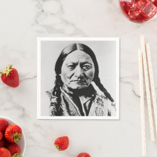 Lakota Chief Surrender: Sitting Bull Fort Buford Napkin