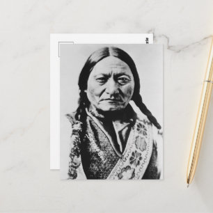 Lakota Chief Surrender: Sitting Bull Fort Buford Postcard