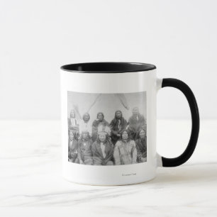 Lakota Indian Chiefs who Met General Miles to En Mug