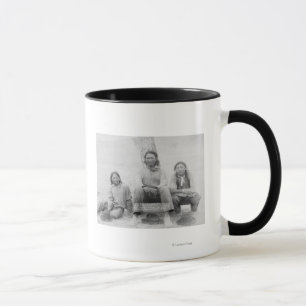 Lakota Indian Teenagers in Western Dress Mug