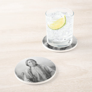 Lakota Leader Sitting Bull Native American Indian  Coaster