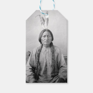 Lakota Leader Sitting Bull Native American Indian Gift Tags