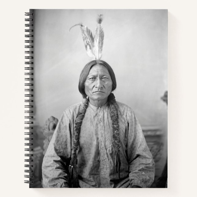 Lakota Leader Sitting Bull Native American Indian  Notebook (Front)