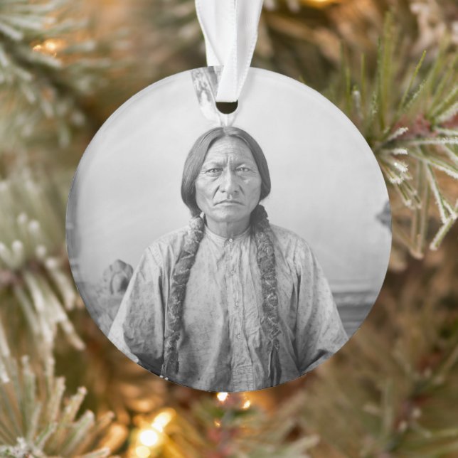 Lakota Leader Sitting Bull Native American Indian  Ornament (Tree)