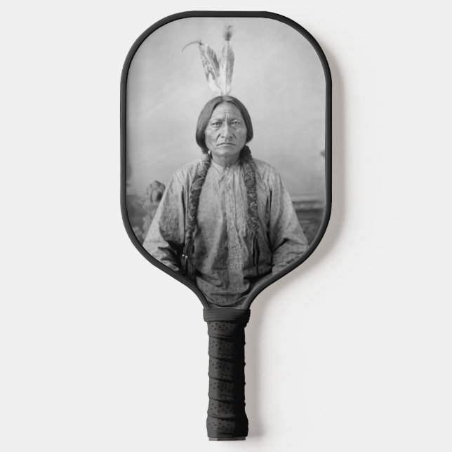 Lakota Leader Sitting Bull Native American Indian  Pickleball Paddle (Front)