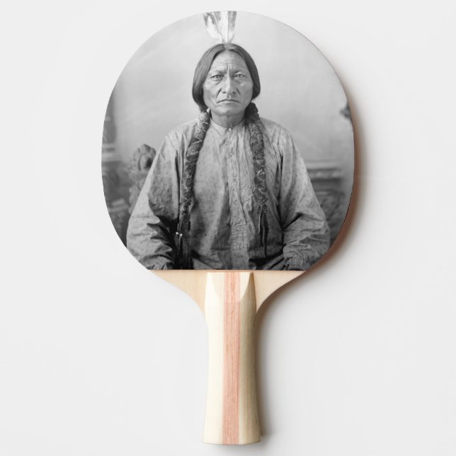 Lakota Leader Sitting Bull Native American Indian  Ping Pong Paddle (Front)