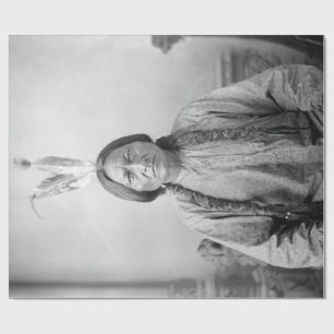 Lakota Leader Sitting Bull Native American Indian  Wrapping Paper