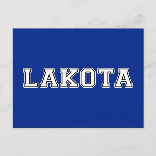 Lakota Postcard (Front)
