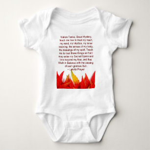 lakota prayer infant onsie baby bodysuit