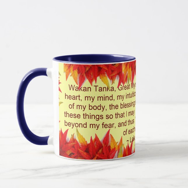 lakota prayer mugs (Left)
