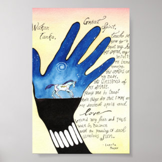 Lakota Prayer Poster