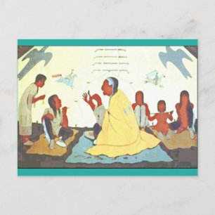 Lakota Storyteller postcard