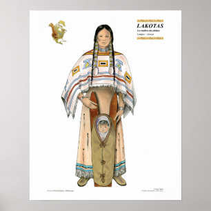Lakota woman poster
