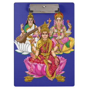 Lakshmi Ganesha Stationery Clipboard