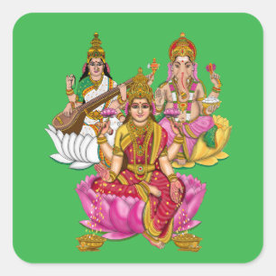 Lakshmi Ganesha Stickers