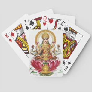 Lakshmi Hindu Goddess Playing Cards