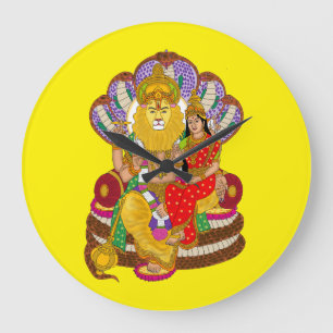 Lakshmi Narasimha Wall Clock
