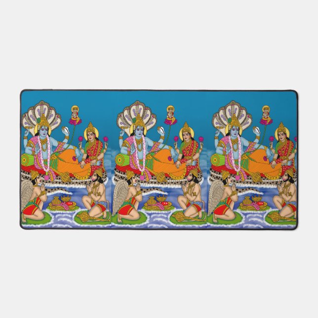 Lakshmi Narayan Desk Mat (Front)
