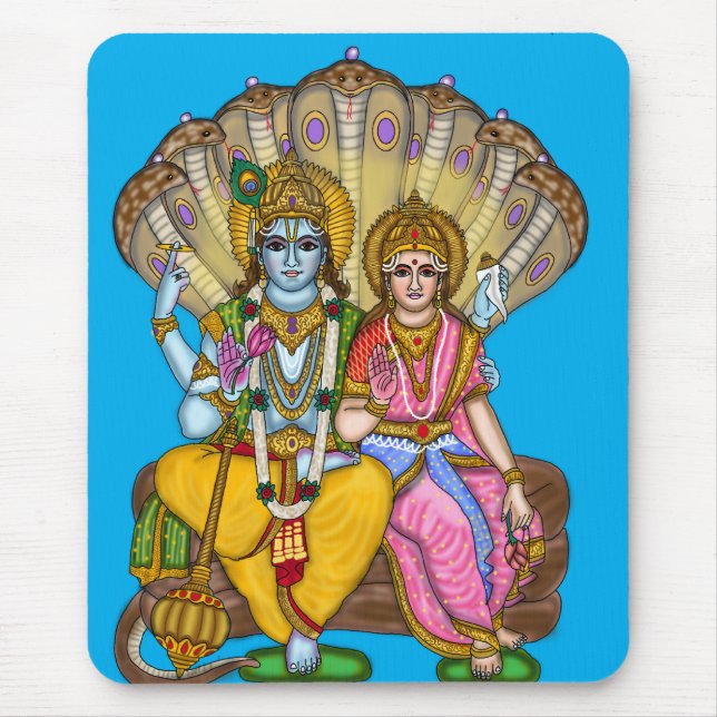 Lakshmi Narayan Mouse Pad (Front)